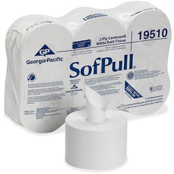 Enterprise Technology Solutions&nbsp;Georgia-Pacific  Softpull Bath Tissue,Centerpull, 2-Ply,1000Shts, 6RL/CT, WE