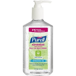 Enterprise Technology Solutions&nbsp;Gojo  Instant Hand Sanitizer, Green Cert, 12 fl.oz, Clear