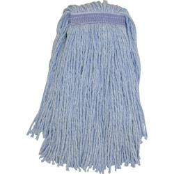 Enterprise Technology Solutions&nbsp;Genuine Joe  Blended Colored Yarn Mop, No.24, Blue