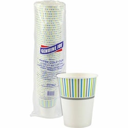 Enterprise Technology Solutions&nbsp;Genuine Joe  Paper Cup, Cold, 12 oz, 50/PK, White