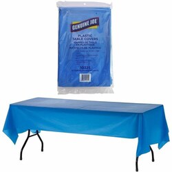 Enterprise Technology Solutions&nbsp;Genuine Joe  Table Covers, Plastic, 54