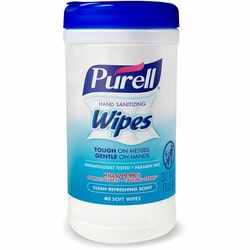 Enterprise Technology Solutions&nbsp;Gojo  Hand Sanitizing Wipes, 40Shts, White