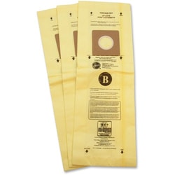 Enterprise Technology Solutions&nbsp;Hoover  Filter Bags, Allergen, Type B, f/Hoover TaskVac, 3/PK, White