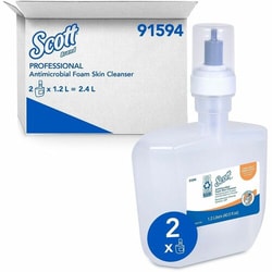 Enterprise Technology Solutions&nbsp;Kimberly-Clark Professional  Skin Cleaner Refill, Foam, Antibacterial, 1200ml, 2/CT, CL