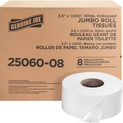 Enterprise Technology Solutions&nbsp;Genuine Joe  Bath Tissue Roll, 2-Ply,9