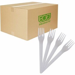 Enterprise Technology Solutions&nbsp;Eco-Products  Forks, Plant-based Plastic, 6
