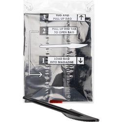 Enterprise Technology Solutions&nbsp;EMS Mind Reader LLC  Knives,Dispenser Refills,Polystyrene,100/PK,BK