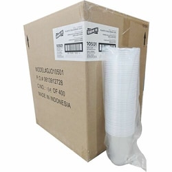 Enterprise Technology Solutions&nbsp;Genuine Joe  Cup, Transparent, Disposable, 16 oz, 50/BG, 20/CT, Clear