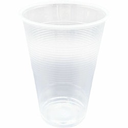 Enterprise Technology Solutions&nbsp;Genuine Joe  Cup,Transparent,Disposable,Plastic,10oz,100/BG,10/CT,Clear