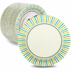 Enterprise Technology Solutions&nbsp;Genuine Joe  Paper Plates, Soak-Proof, 7