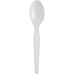 Enterprise Technology Solutions Dixie Foods Heavywt Plastic Teaspoons,