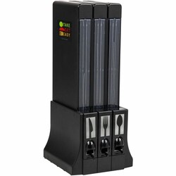Enterprise Technology Solutions&nbsp;EMS Mind Reader LLC  Utensil Dispenser,f/Plasticware,Acrylic,11.5