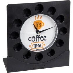 Enterprise Technology Solutions&nbsp;EMS Mind Reader LLC  Coffee Pod Holder,w/Clock,12 Cap,Black