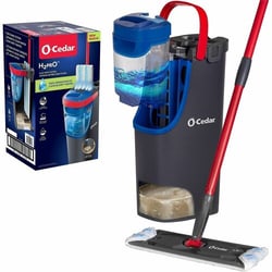 Enterprise Technology Solutions&nbsp;O-Cedar  Mop System,Flat Mop,Refill,Compact,Dual-Tank,Black/Red