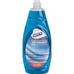 Enterprise Technology Solutions&nbsp;Genuine Joe  Dish Detergent, Concentrated, Squeeze Bottle, 38 oz, Blue