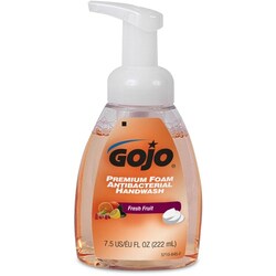 Enterprise Technology Solutions&nbsp;Gojo  Foam Antibact Soap, Pump Bottle, 7-1/2oz., Fresh Fruit
