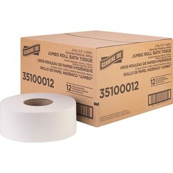 Enterprise Technology Solutions&nbsp;Genuine Joe  Bath Tissue Roll,Jumbo,2-Ply,3.5