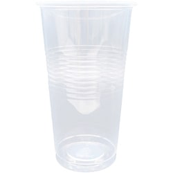 Enterprise Technology Solutions&nbsp;Genuine Joe  Cup, Transparent, Disposable, 20 oz, 50/BG, 12/CT, Clear