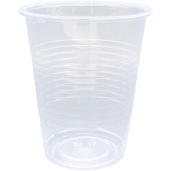 Enterprise Technology Solutions&nbsp;Genuine Joe  Cup, Plastic, 12oz, 100/PK, 10/CT, Translucent