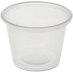 Enterprise Technology Solutions&nbsp;Genuine Joe  Portion Cups, 1oz, 50/BG, 50BG/CT, Clear