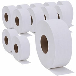 Enterprise Technology Solutions&nbsp;Genuine Joe  Bath Tissue Rolls,Jumbo,2-Ply,3-1/4
