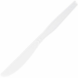 Enterprise Technology Solutions&nbsp;Genuine Joe  Knives, Heavyweight, 1000/CT, White