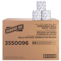 Enterprise Technology Solutions&nbsp;Genuine Joe  Bathroom Tissue, 2-Ply, 500Shts/RL,4-1/2