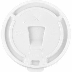 Enterprise Technology Solutions&nbsp;Genuine Joe  Lids, f/Foam Cups, 12-24 oz, 100/PK, 10PK/CT, White