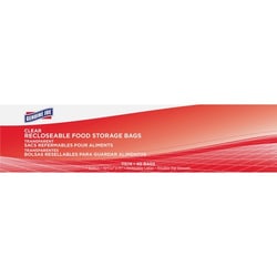 Enterprise Technology Solutions&nbsp;Genuine Joe  Food Storage Bags, Reclosable, 1-Gallon, 1.75mil, 40/BX, CL