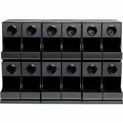 Enterprise Technology Solutions&nbsp;Green Mountain  Merchandiser,Modular,Plastic,12-K-Cup Capacity,Black