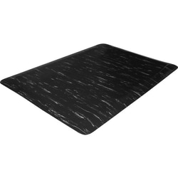 Enterprise Technology Solutions&nbsp;Genuine Joe  Mat,Anti-Fatigue,Marble Top,2'x3'x1/2', Black Marble