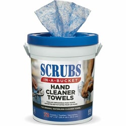 Enterprise Technology Solutions&nbsp;ITW Pro Brands  Hand Cleaner Towels, 72 /Tub, Blue