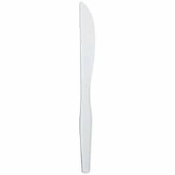 Enterprise Technology Solutions&nbsp;Karat by Lollicup  Cutlery,Disposable,Knife,Medium-Heavy Weight,1000/CT,White