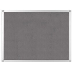 Enterprise Technology Solutions&nbsp;Bi-silque  Bulletin Board, Gray Fabric, 36