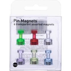 Enterprise Technology Solutions&nbsp;Bi-silque  Pushpins, Magnetic, 3/4