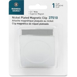 Enterprise Technology Solutions&nbsp;Business Source  Magnetic Metal Clip, Large, 2-1/4