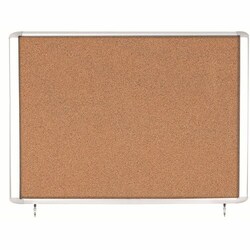 Enterprise Technology Solutions&nbsp;Bi-silque  Corkboard,Enclosed,Water-Resistant,38-3/10