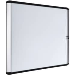 Enterprise Technology Solutions&nbsp;Bi-silque  Dry-Erase Board,w/Lock/Key,3'x4',White Board/Aluminum Frame