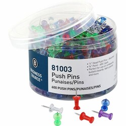 Enterprise Technology Solutions&nbsp;Business Source  Pushpins,3/8