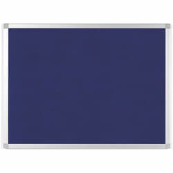 Enterprise Technology Solutions&nbsp;Bi-silque  Bulletin Board, Blue Fabric, 24