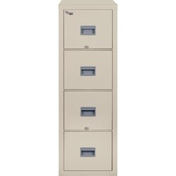 Enterprise Technology Solutions&nbsp;FireKing International  Fireproof Vertical File,4-Drwr,Ltr,17-11/16