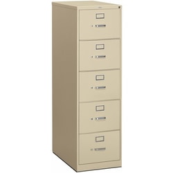 Enterprise Technology Solutions&nbsp;The HON Company  5 Drawer File, Vertical, Legal, 18-1/4