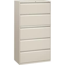 Enterprise Technology Solutions&nbsp;The HON Company  5-Drawer Lateral File W/Lock, 36