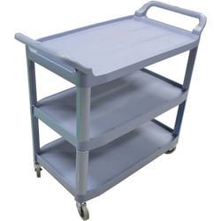 Enterprise Technology Solutions&nbsp;Impact Products  Bussing Cart, 3-Shelf, Casters, 20