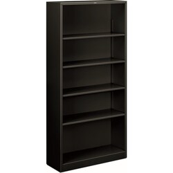Enterprise Technology Solutions&nbsp;The HON Company  5 Shelf Metal Bookcase, 34-1/2