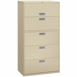 Enterprise Technology Solutions&nbsp;The HON Company  Lateral File, 5 Drawer, w/Lock, 36