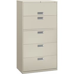 Enterprise Technology Solutions&nbsp;The HON Company  Lateral File, 5 Drawer, w/Lock, 36