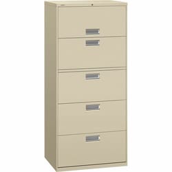 Enterprise Technology Solutions&nbsp;The HON Company  Lateral File, 5 Drawer, w/Lock, 30