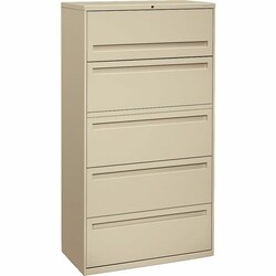 Enterprise Technology Solutions&nbsp;The HON Company  Lateral File, 5-Drawer, Metal, 36