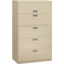 Enterprise Technology Solutions&nbsp;The HON Company  Lateral File, 5 Drawer, w/Lock, 42